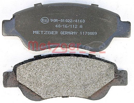 METZGER 1170089 Bremsbelagsatz, Scheibenbremse